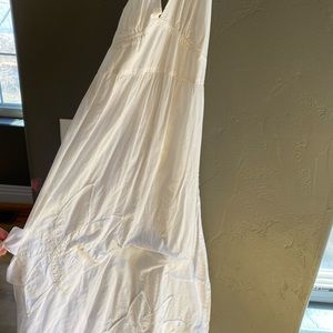 White Halter-top Swimsuit Coverup